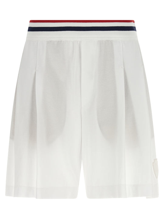 Heraldic Coat Of Arms Shorts Bermuda E Short Bianco