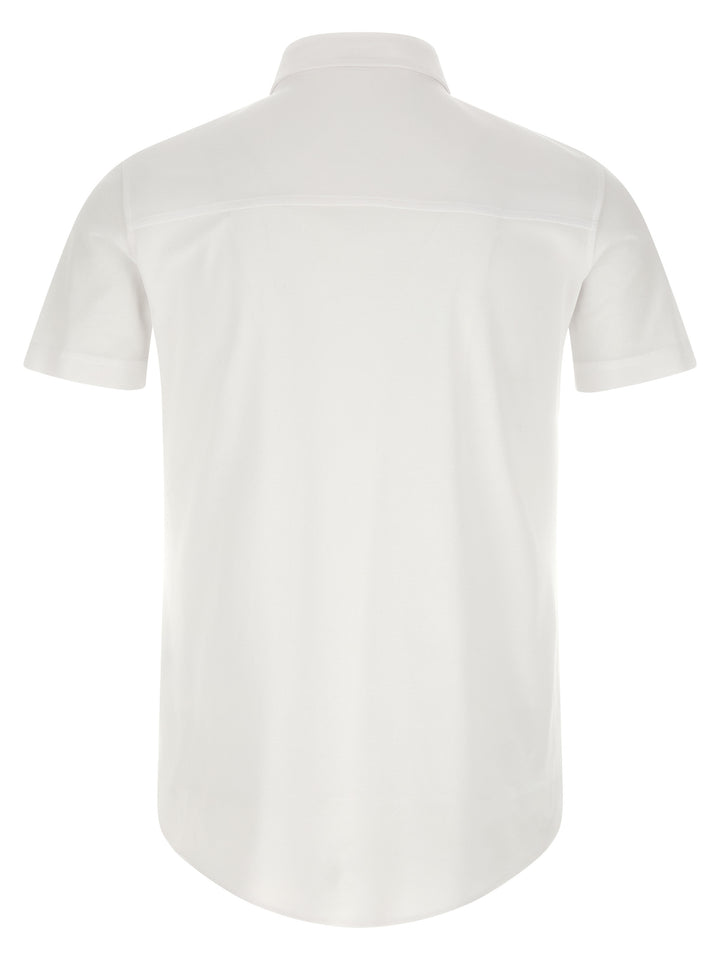 Brunello Cucinelli Logo Embroidery Shirt Camicie - Bianco | 078179079b17c23dd2750a593afcee276e13d0e2