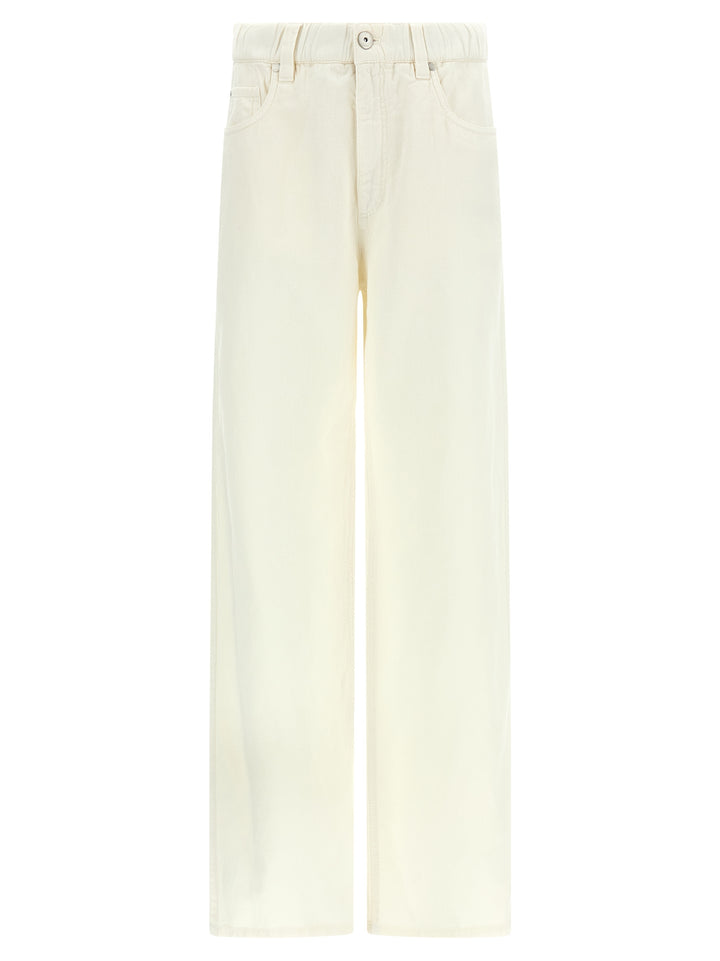 Brunello Cucinelli Cotton Trousers Pantaloni - Beige | 3f71efbd1316e1e55fa16359b0739179f4b8b2f5
