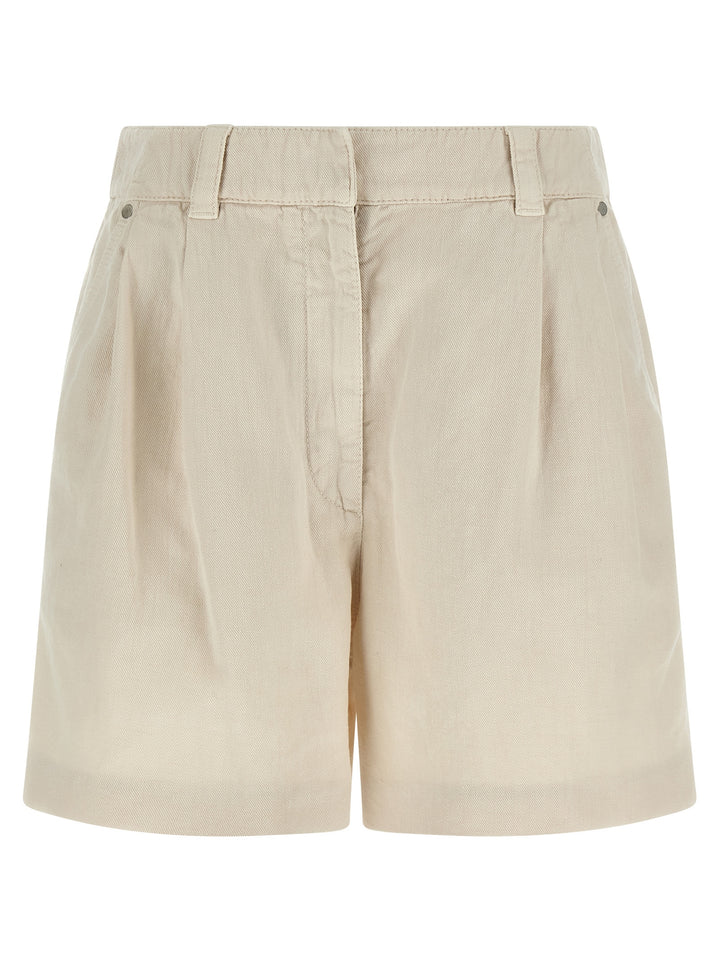 Brunello Cucinelli Baggy Bermuda e Short - Beige | 3f565a1a524e151d466a317a03cf6e49b0e78a98