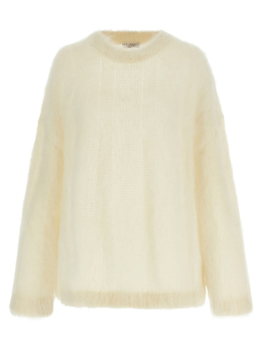 Mohair Silk Sweater Maglioni Bianco