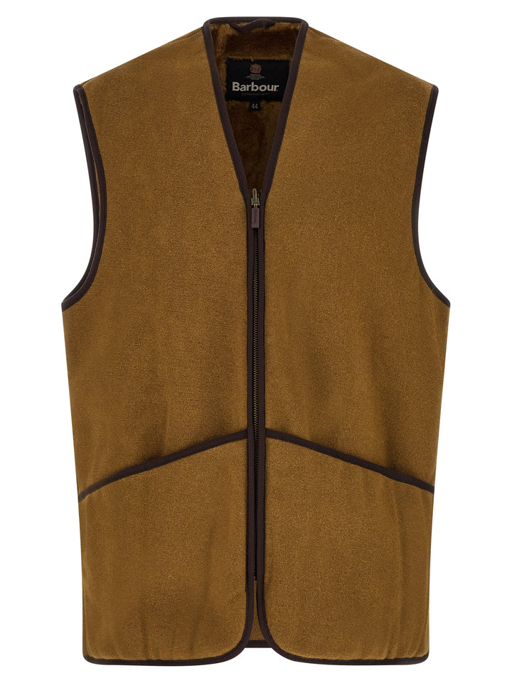 Barbour Reversible Vest Gilet - Marrone | 47fd07432d191dcf30cebd4516ebf7809aa9e6d5