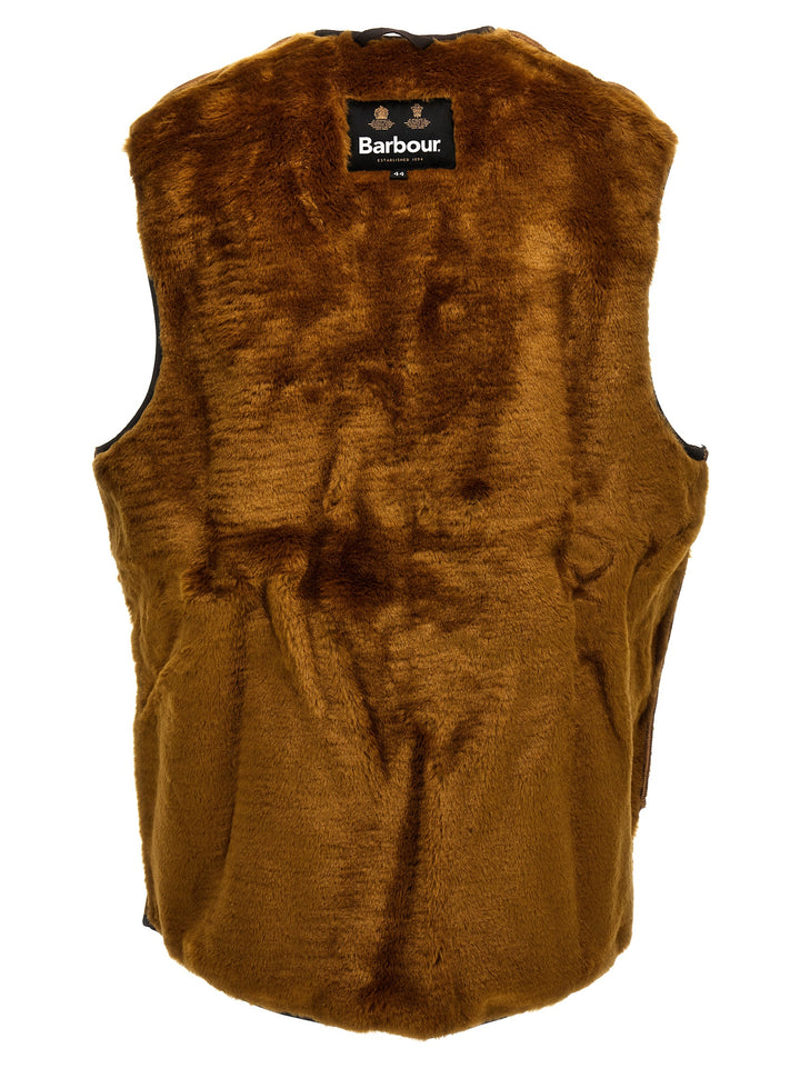 Barbour Reversible Vest Gilet - Marrone | cf1351aa6dd048eff1fdcfc7af9a3e6adfafef14