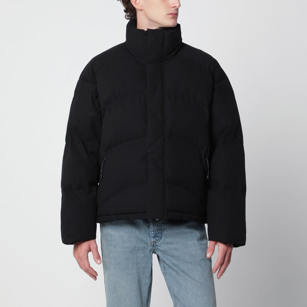 Riot Puffer Black Nylon Padded Jacket