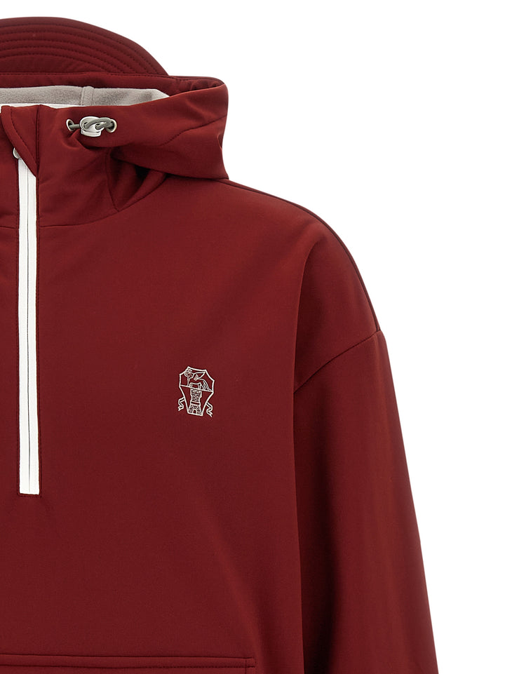 Brunello Cucinelli Sweatshirt Jacket Puffer Jackets - Bordeaux | 95f9a8fc70aef465abaec84a18dc6c33ccf9a8b0