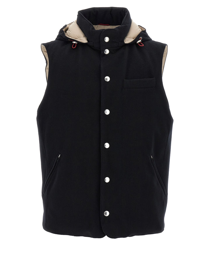 Brunello Cucinelli Padded Wool Vest Gilet - Nero | bbc1f84ca161139a3d7d4906589ee4e26901d1e2