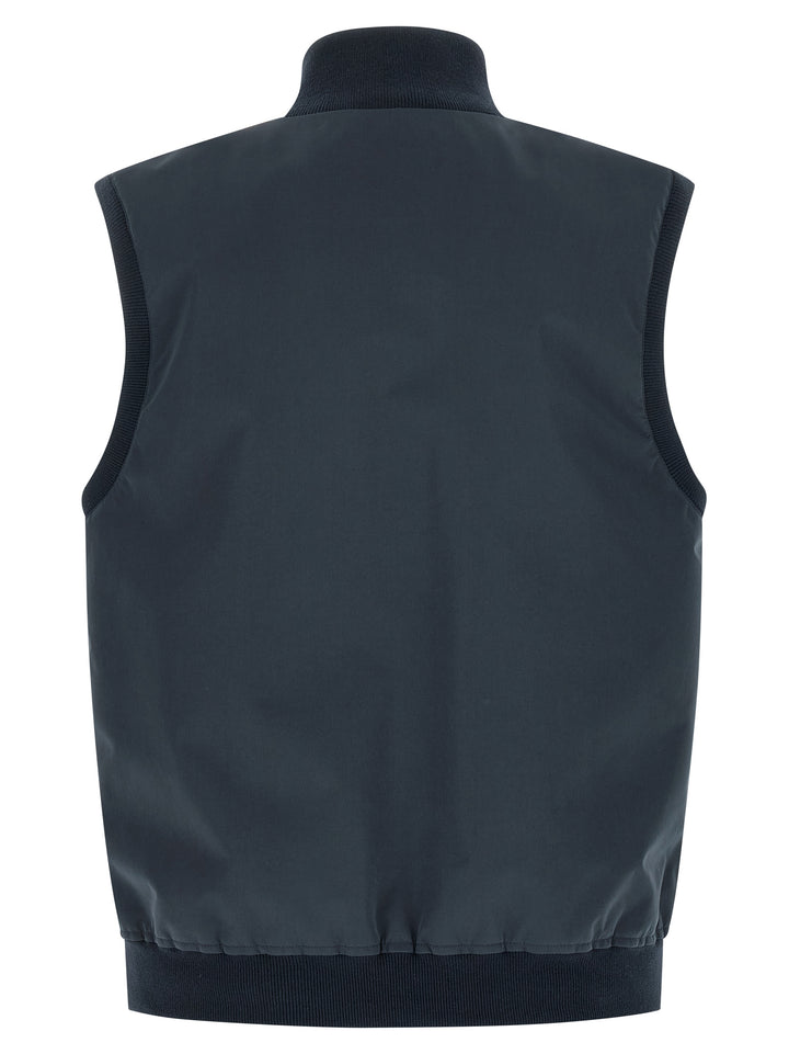 Brunello Cucinelli Thermore® Padded Vest Gilet - Blu | e179e4d6d4bd9f0a7fcc38eaacdb3269f67085fa