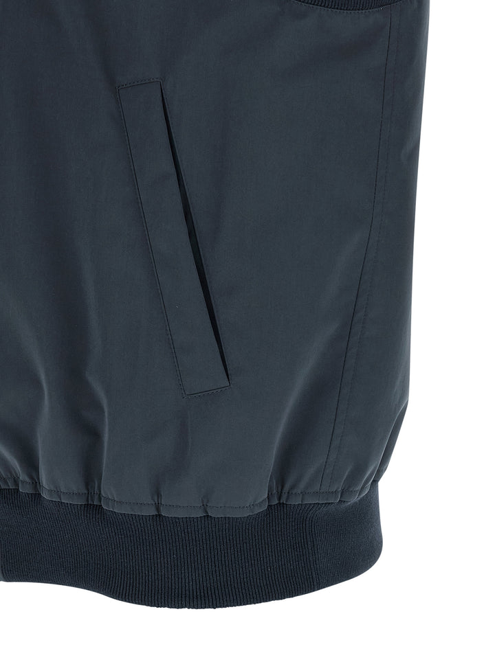 Brunello Cucinelli Thermore® Padded Vest Gilet - Blu | 290d521a837b5d852f93521e3392ab06e03a6e99