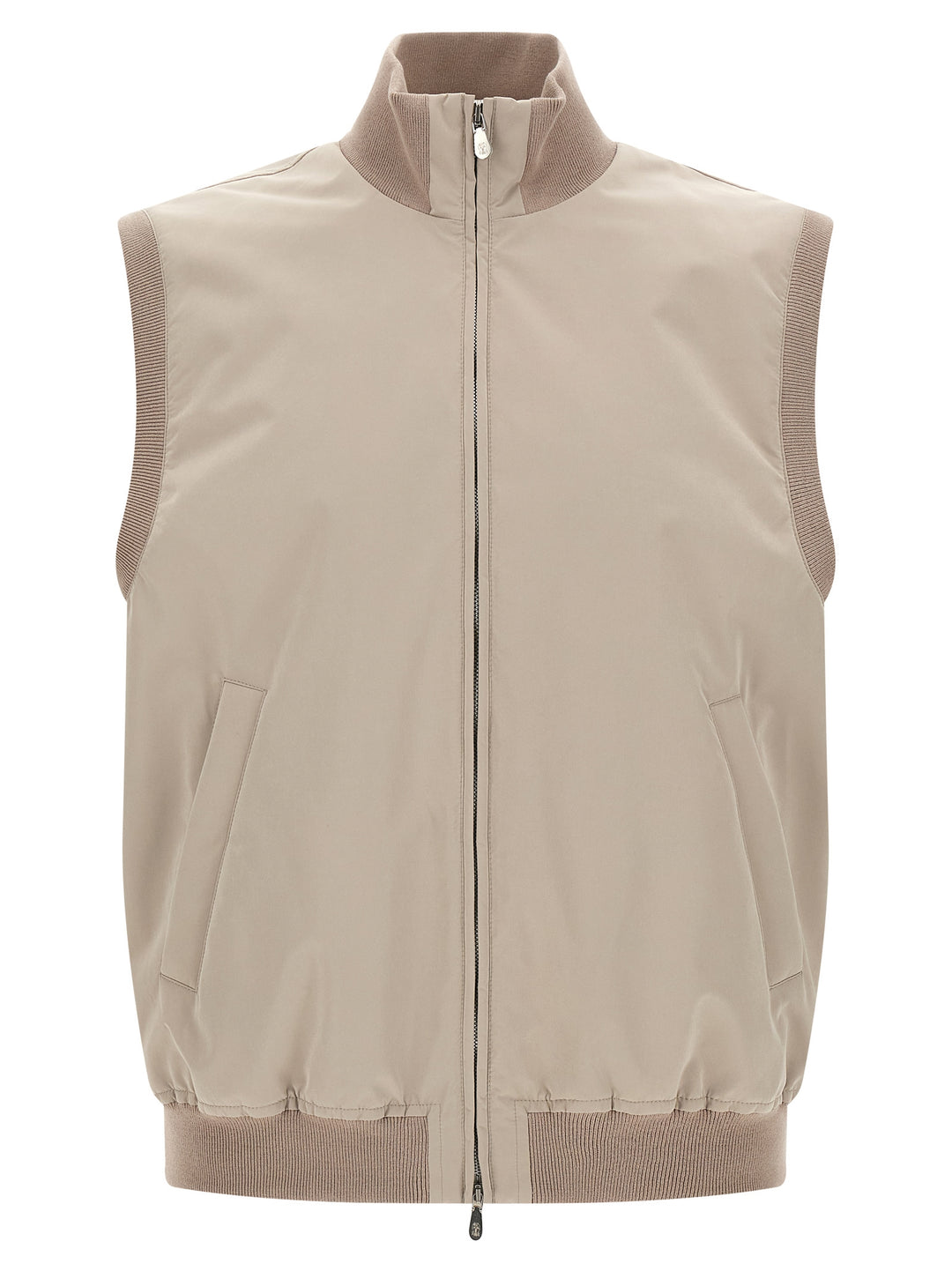 Brunello Cucinelli Thermore® Padded Vest Gilet - Beige | 992535702c1cd6a33289a476b7cb8ed87ac717ee