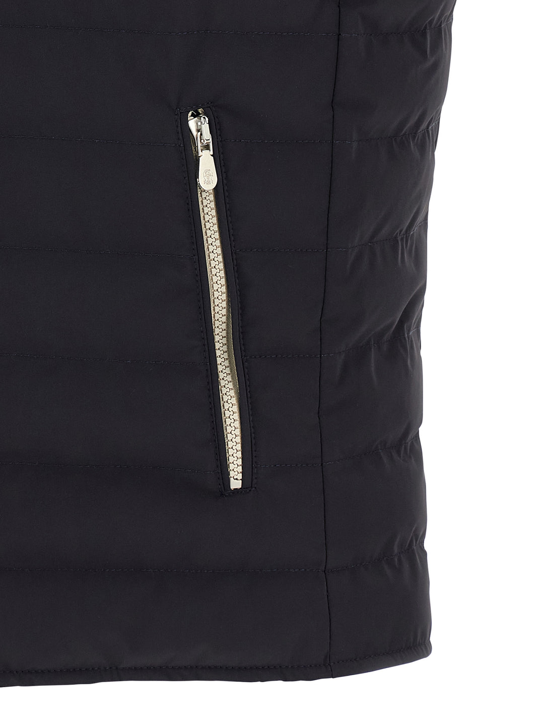 Brunello Cucinelli Quilted Vest Gilet - Blu | 844faf381113de833d6fb84300b0e858fffa7ec0