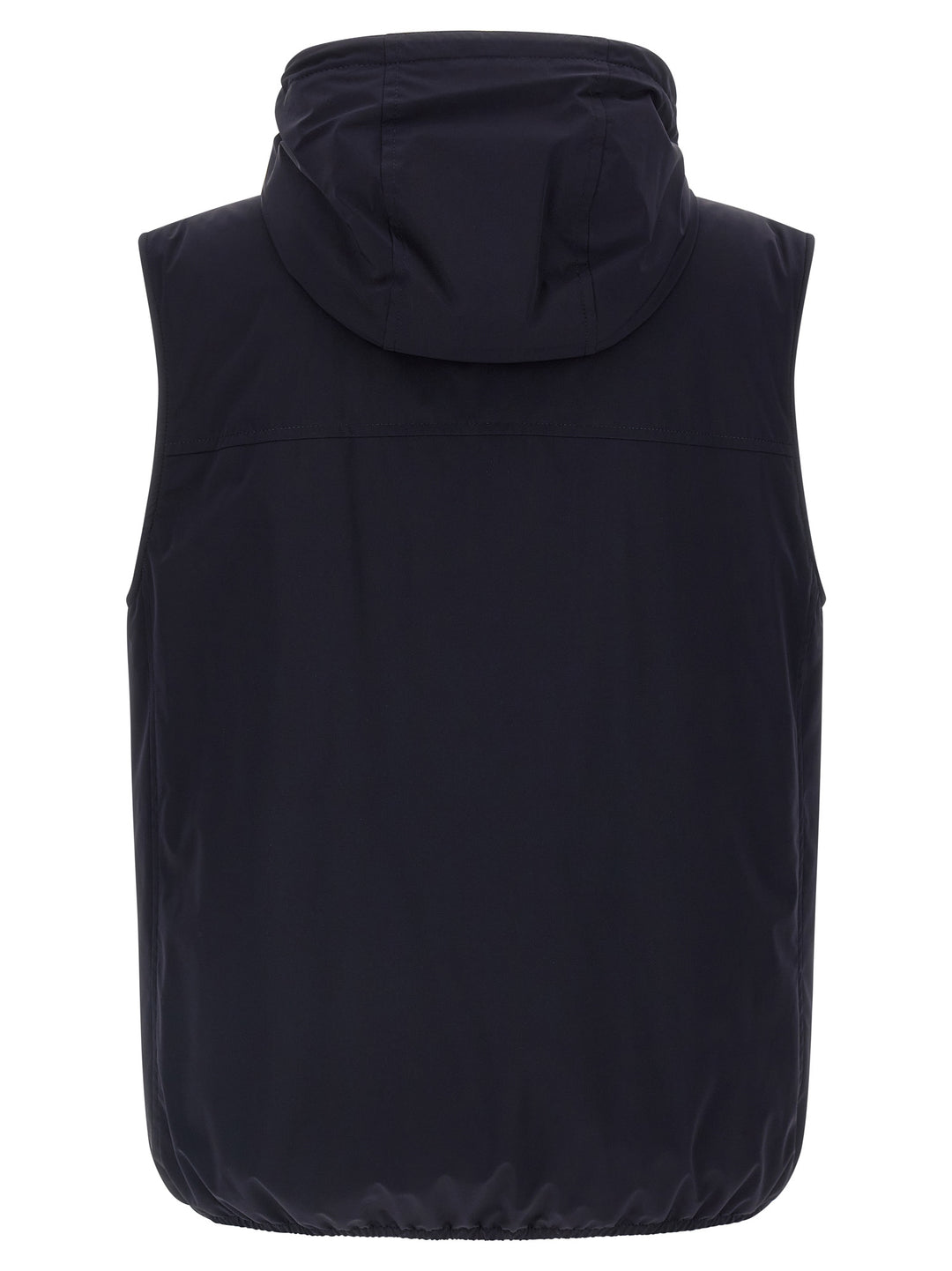 Brunello Cucinelli Hooded Vest Gilet - Blu | 42c3e928e9d6742ffb8e40484372db89d3e3a7f3
