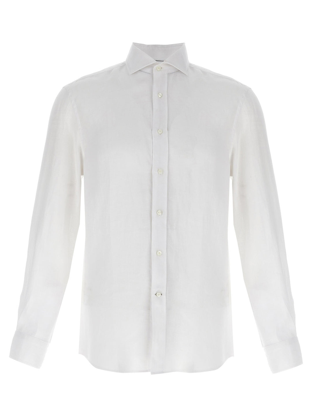 Brunello Cucinelli Linen Shirt Camicie - Bianco | 9ae0c74b4eee27a64425130fce8e90b4cb99964b