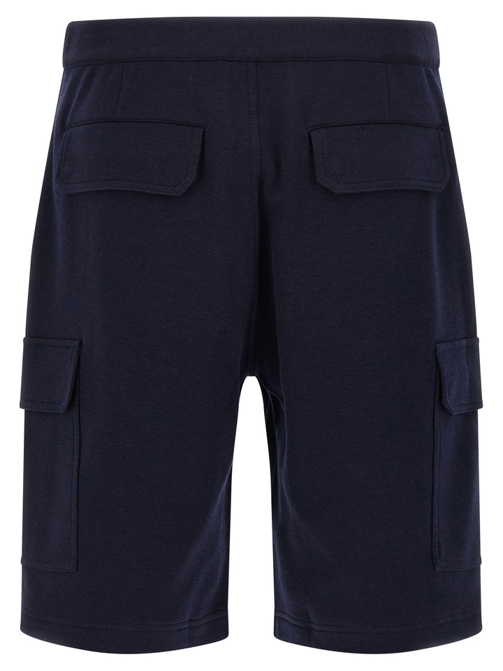 Brunello Cucinelli Cargo Bermuda Shorts Bermuda e Short - Blu | d95bab3db39760c27cad082759e17db64899d911