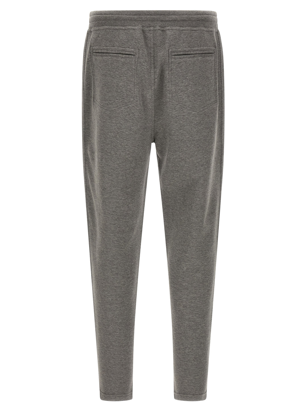 Brunello Cucinelli Cotton Blend Joggers Pantaloni - Grigio | 3f928f22e2d6ca8521741beb18ad29db34c60aeb