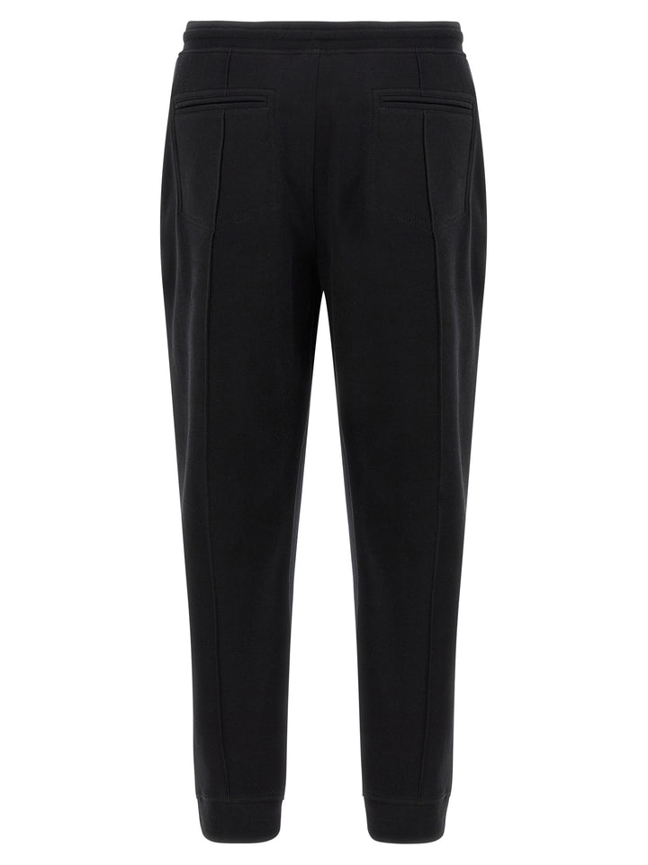 Brunello Cucinelli Crête Joggers Pantaloni - Nero | b31833301236e6e26ed25cf503957369ae6ce288