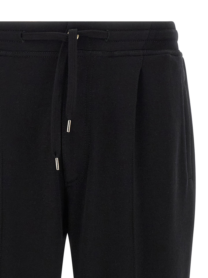 Brunello Cucinelli Crête Joggers Pantaloni - Nero | 1720781d313369b747a2fda54668e1cf5a198ace