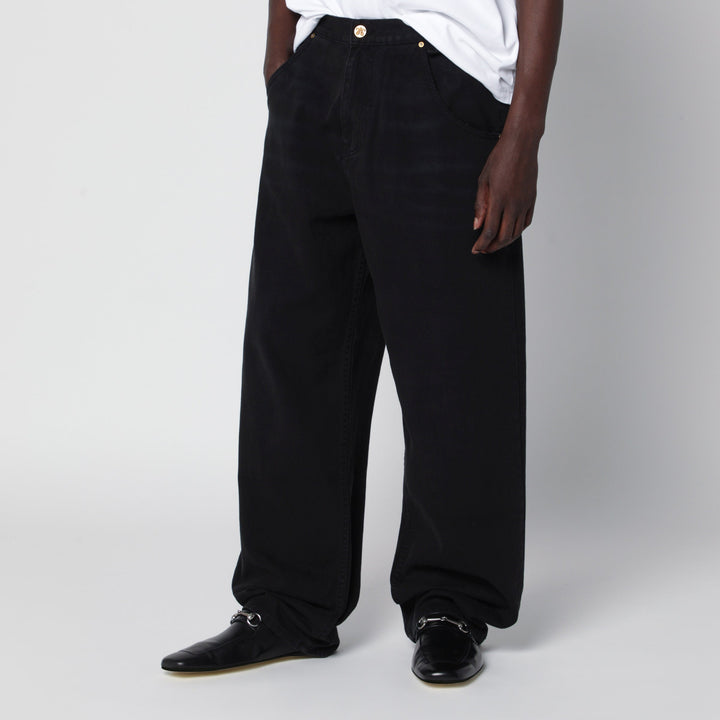 Willy Chavarria Jean True Bad Boy Noir En Denim Coton