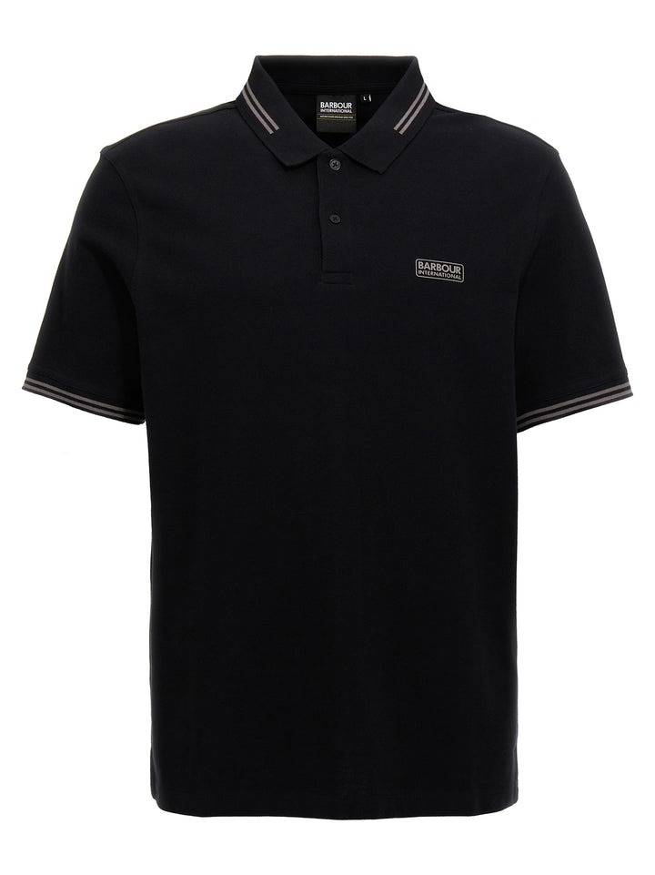 Essential Tipped Polo Nero