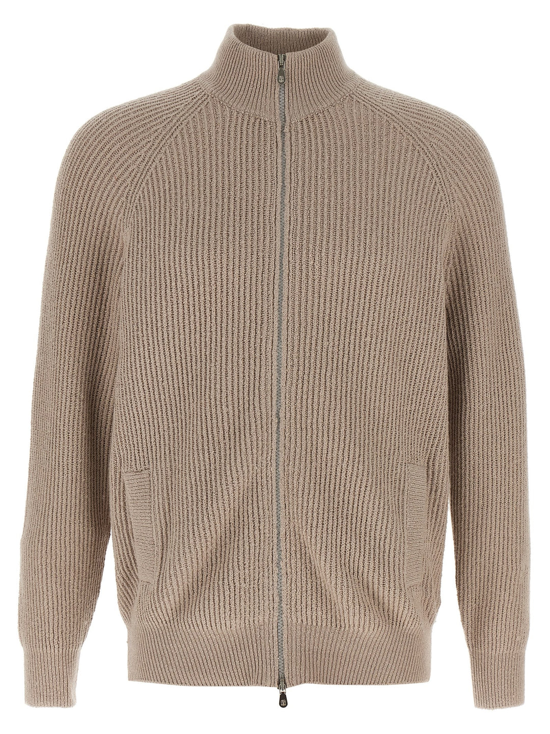 Brunello Cucinelli Zip Cardigan Maglioni - Beige | a4c295d7198e75ddd0ffced2fb1fda0a2cd9b937