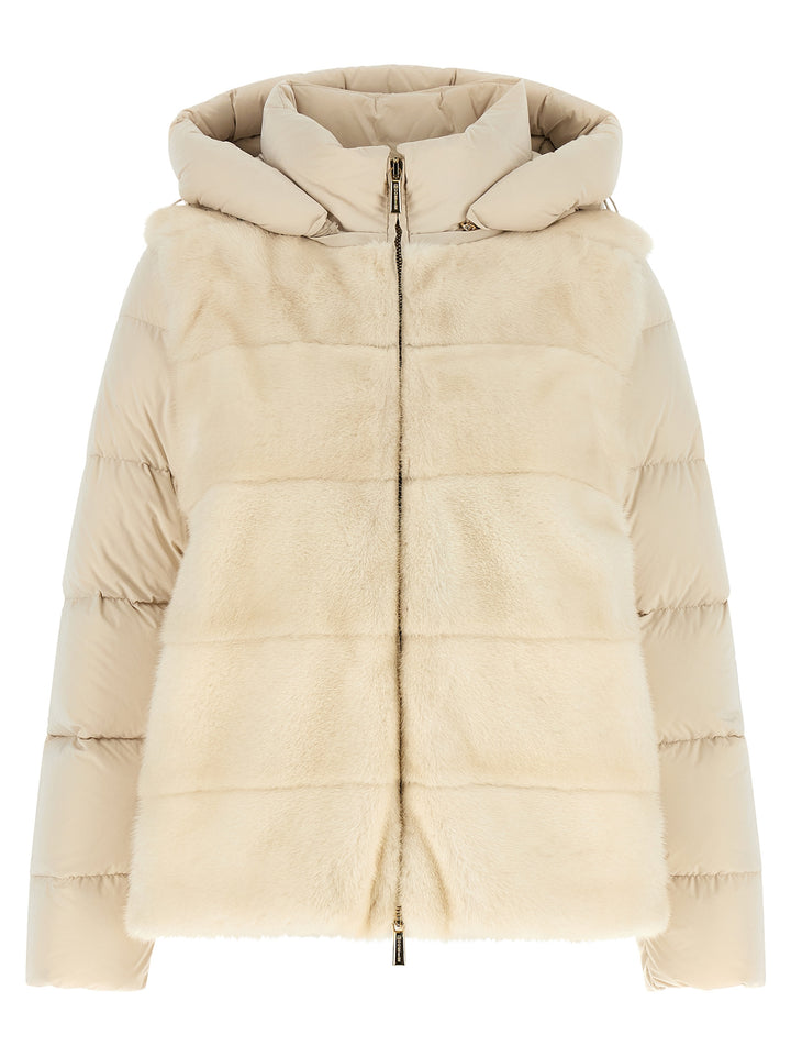 Moorer Morzine Puffer Jackets - Bianco | b83376854f141b64a822c3288de9eeced11ef3bf