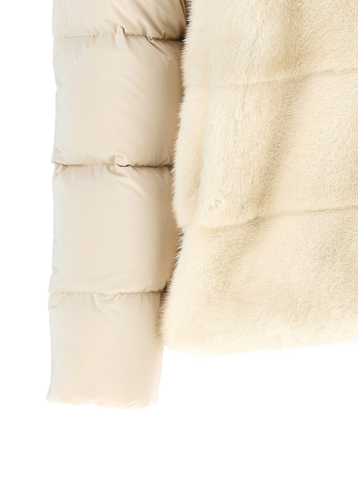 Moorer Morzine Puffer Jackets - Bianco | 18a3dc51e64496e7b6abbc4085233d4be283512d