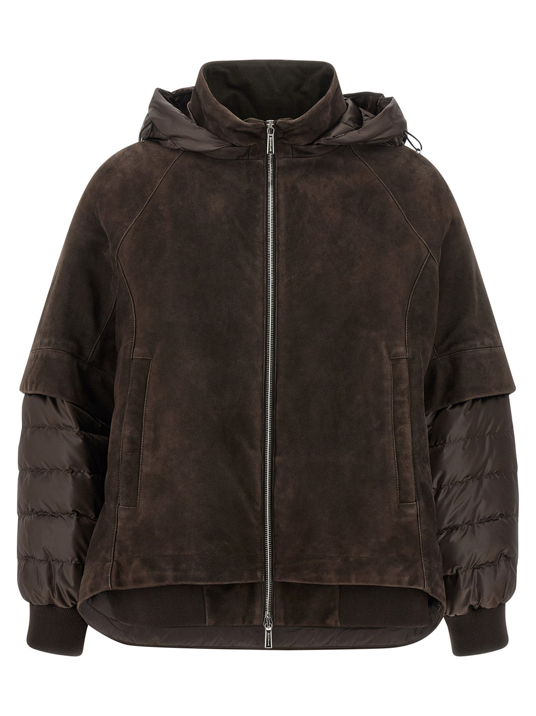 Moorer Elite Puffer Jackets - Marrone | d07ae1bc279f3d6e74fef9c31653bc457a631d25