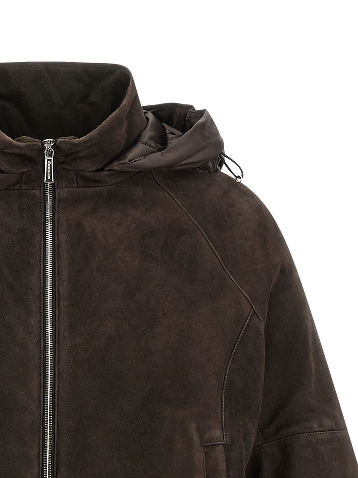 Moorer Elite Puffer Jackets - Marrone | 83c6bebe81fa5337b3d390cfd05ffc8aa670b80f