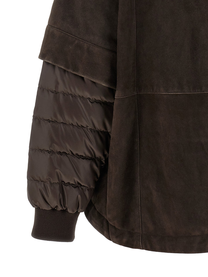 Moorer Elite Puffer Jackets - Marrone | 58cda57420114c60c94940ece9f192ae443b5811