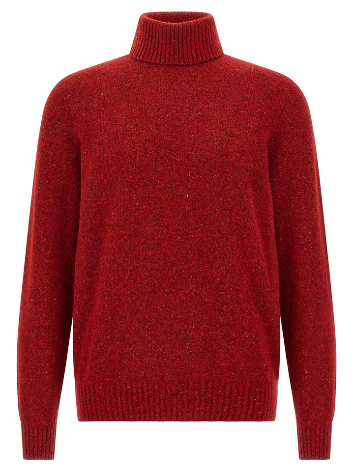 Brunello Cucinelli High Neck Sweater Maglioni - Rosso | 1428bab7fa9d231d32d68acfb3bfff540fff7e9c