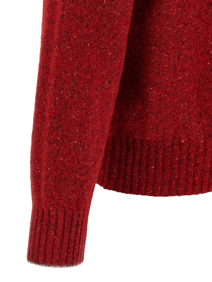 Brunello Cucinelli High Neck Sweater Maglioni - Rosso | fb615b52b2cacaf186e2bbb29c48037955220dd5
