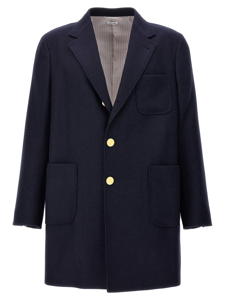 Uncostructed Chesterfield Trench E Impermeabili Blu