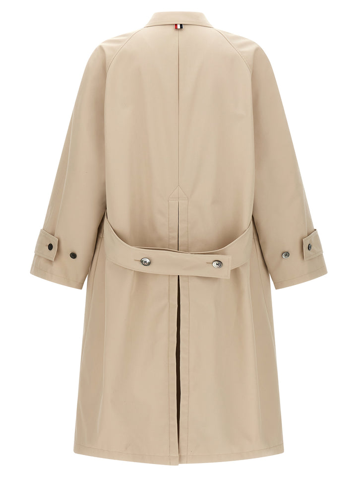 Thom Browne Trench Coat Trench e Impermeabili - Beige | 66b806a0801ca5b868f2d827ebda7ba13ff62b44
