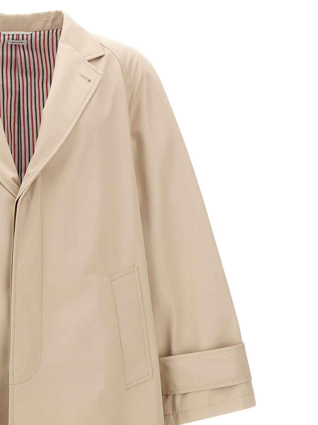 Thom Browne Trench Coat Trench e Impermeabili - Beige | 8538bd825db28584edb11e9965b6f3963955f588