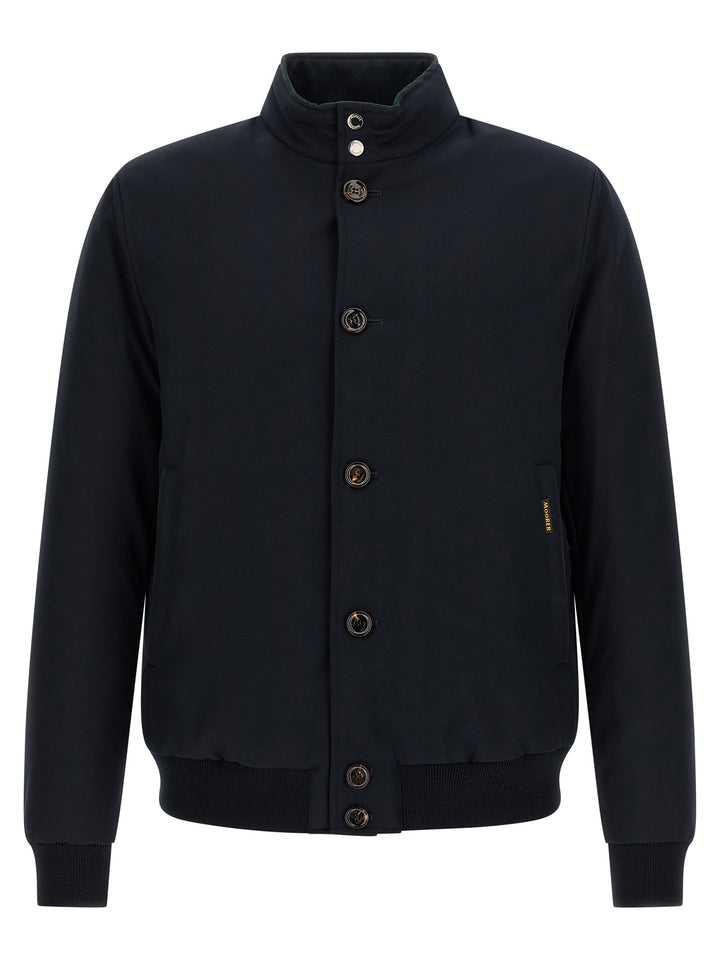 Moorer Janos Puffer Jackets - Blu | 78cf8f35cf57bf35b41f1c3b15c1ea3409e7fe37