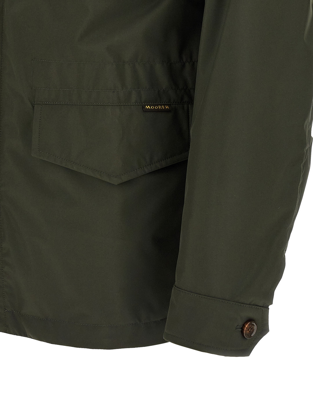 Moorer Denver Puffer Jackets - Verde | af676b2ad4aefc7518fe6aeaabe00844f9b3a3e9