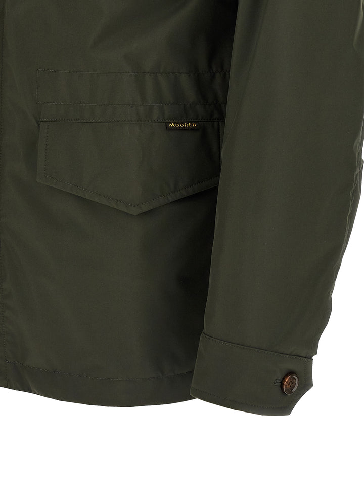 Moorer Denver Puffer Jackets - Verde | af676b2ad4aefc7518fe6aeaabe00844f9b3a3e9