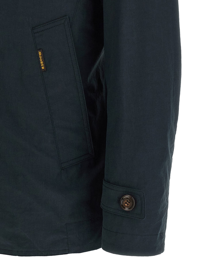 Moorer Scap-Arqua-Wfc Trench e Impermeabili - Blu | 008860a78873218e9721fb2fbb1391e145bee7c7