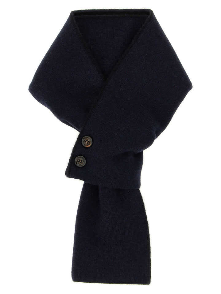 Moorer Cashmere Scarf Sciarpe - Blu | aa89cbe2933be11f5d8b3937cb2eae152bfff0f1