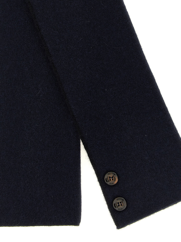 Moorer Cashmere Scarf Sciarpe - Blu | e8abfd795f3648972e6e7a1e8a86f9a6d1416ccf