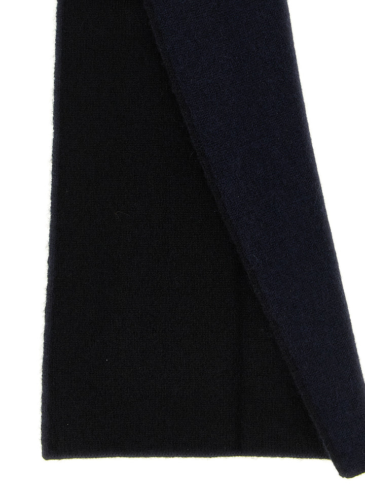 Moorer Cashmere Scarf Sciarpe - Blu | edd9403a751f097ea4dd8b60ee7777b8a27a6a1e