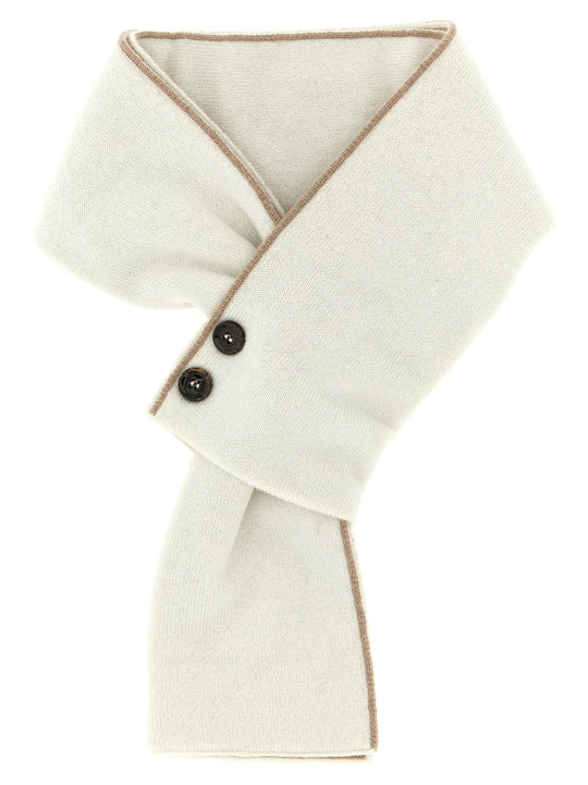 Cashmere Scarf Sciarpe Bianco