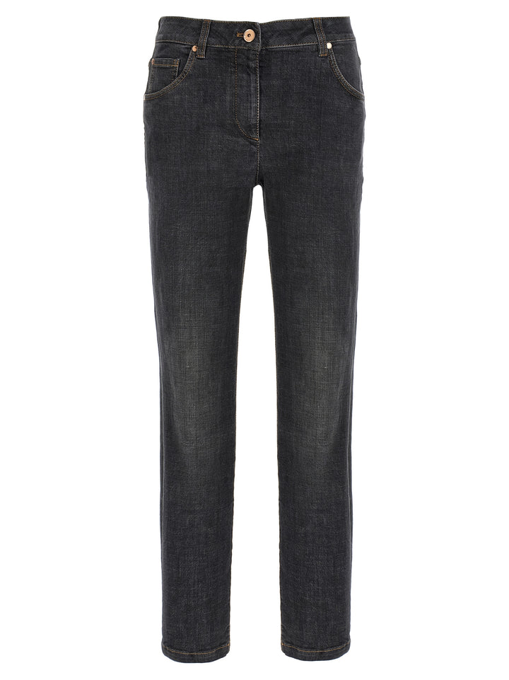 Brunello Cucinelli Skinny Jeans - Nero | 0371ce2049035a2edd2173d84e946d471b65530b