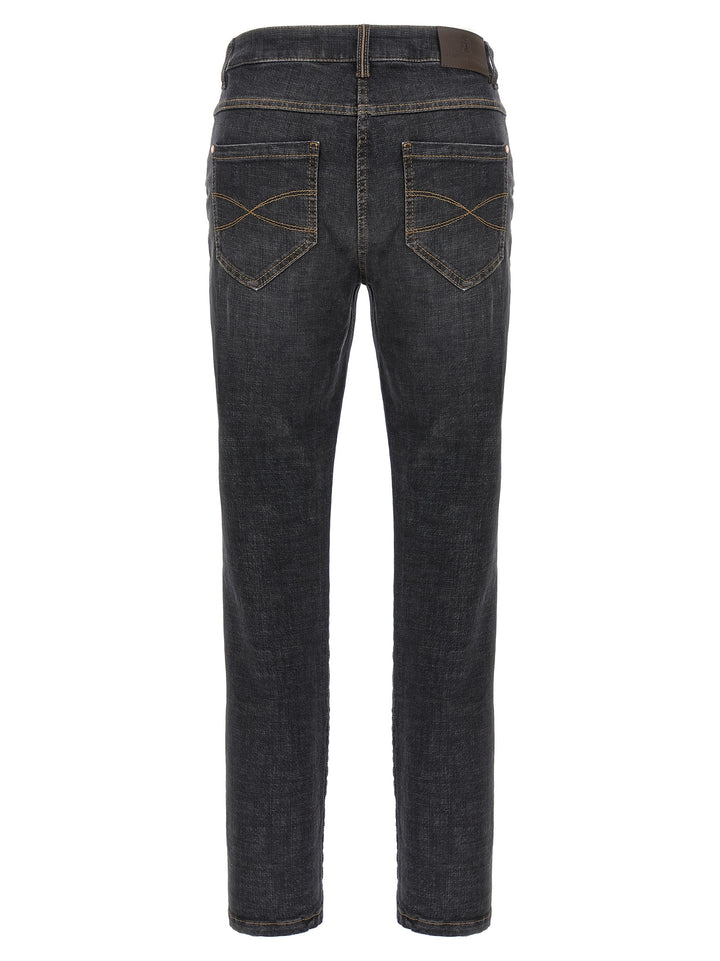 Brunello Cucinelli Skinny Jeans - Nero | c52ec7f909b7eadb0bb2c53e76a2b90a96efc67b