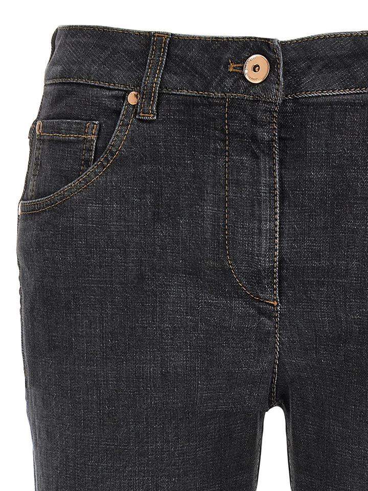 Brunello Cucinelli Skinny Jeans - Nero | 3957786ab40bdb7c65c78b8400ba7a4f06642a0b