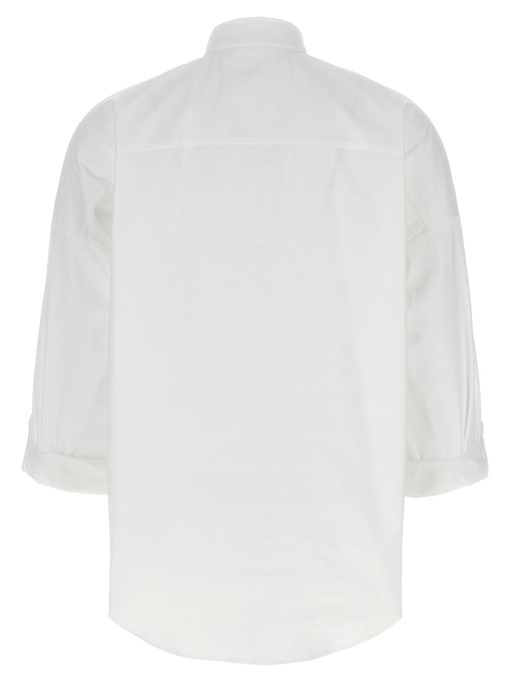 Brunello Cucinelli Shiny Trim Camicie - Bianco | f7b48312dcfb02ef73571c56a6385e5a0774d505