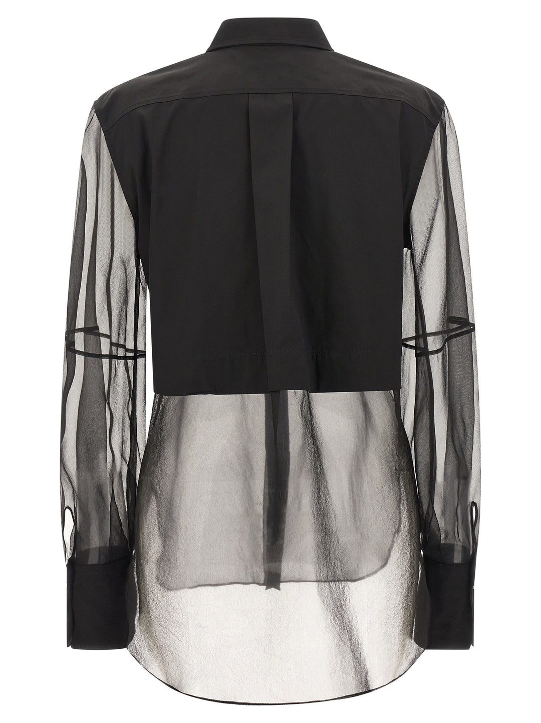 Brunello Cucinelli Double Layer Shirt Camicie - Nero | 4a37951e3b4035864a5d078203171222a891031d