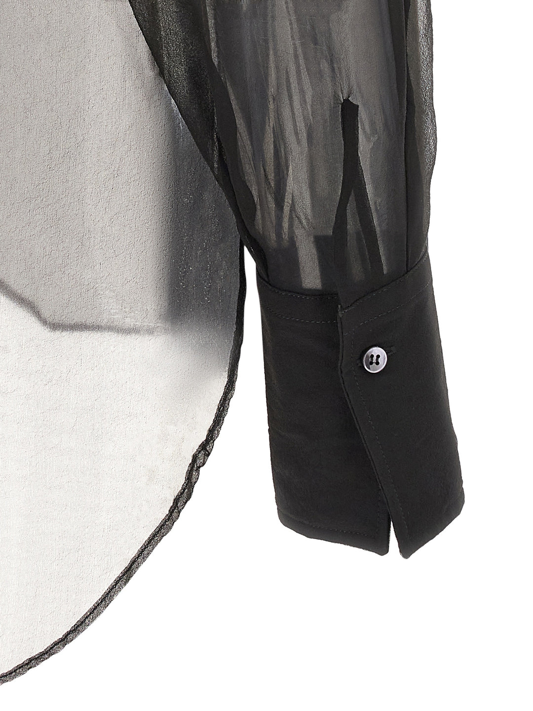 Brunello Cucinelli Double Layer Shirt Camicie - Nero | 64c1f15c26035ec234cea93e37752b599068b474