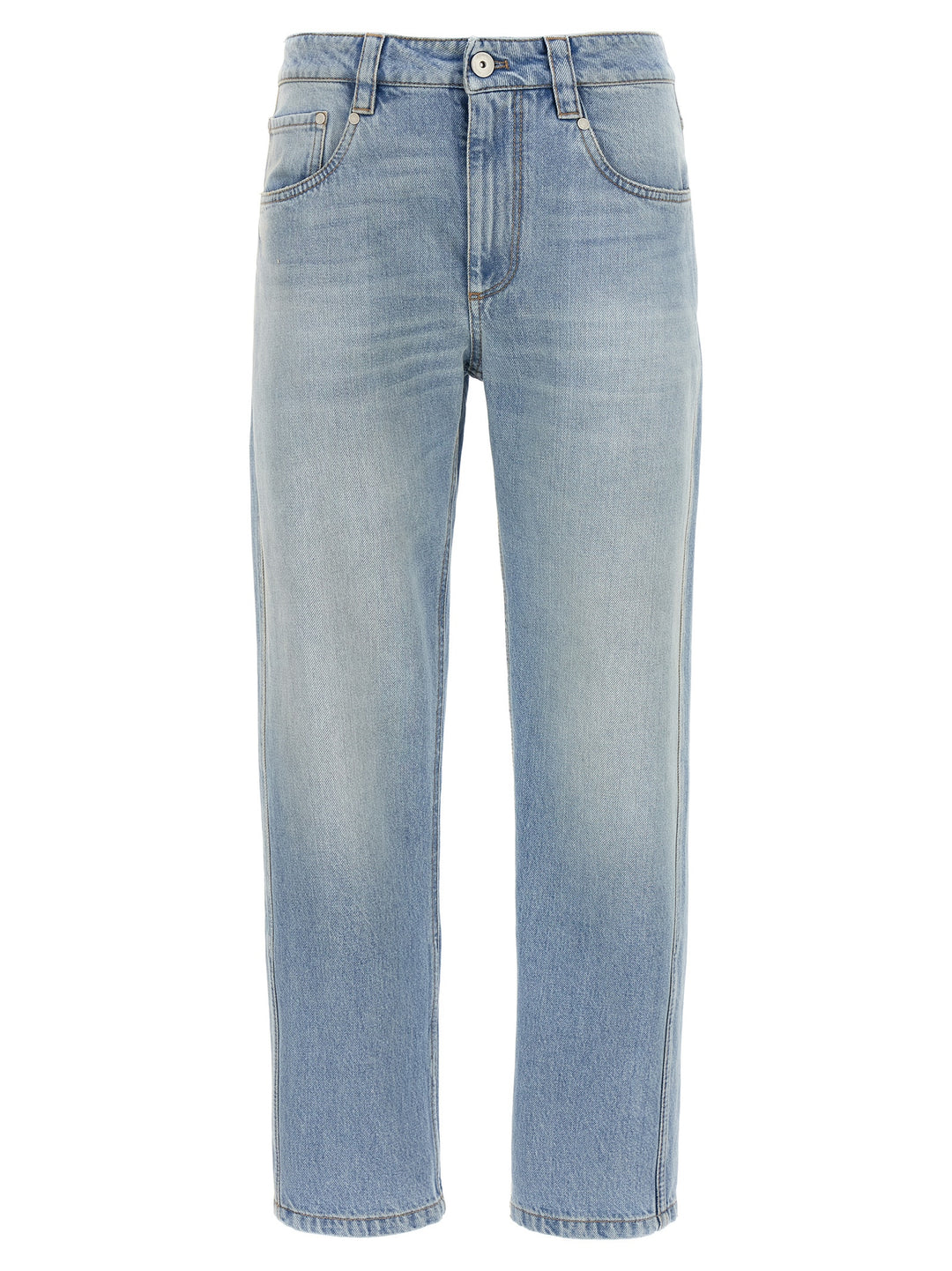 Brunello Cucinelli Straight Leg Jeans - Celeste | c3c2343c92ab97d05df84a5d5666bd1b3d55a6c3
