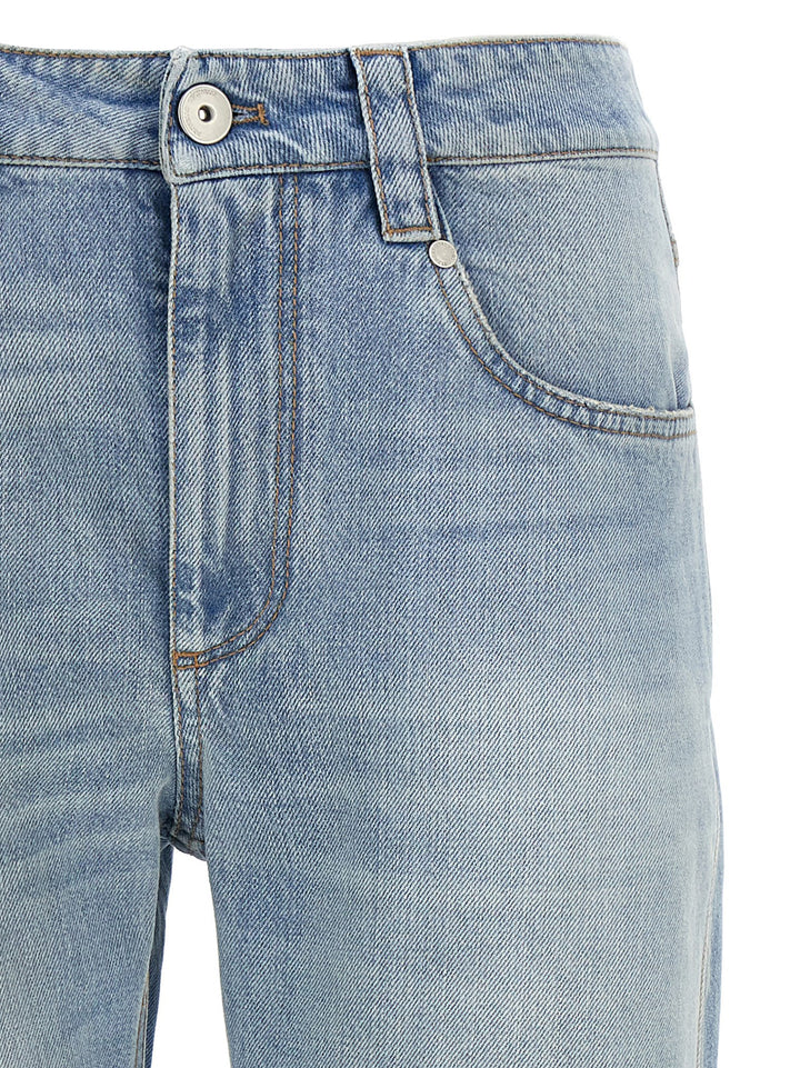 Brunello Cucinelli Straight Leg Jeans - Celeste | 316d57711ced23e8045cc716f134a2724119916d