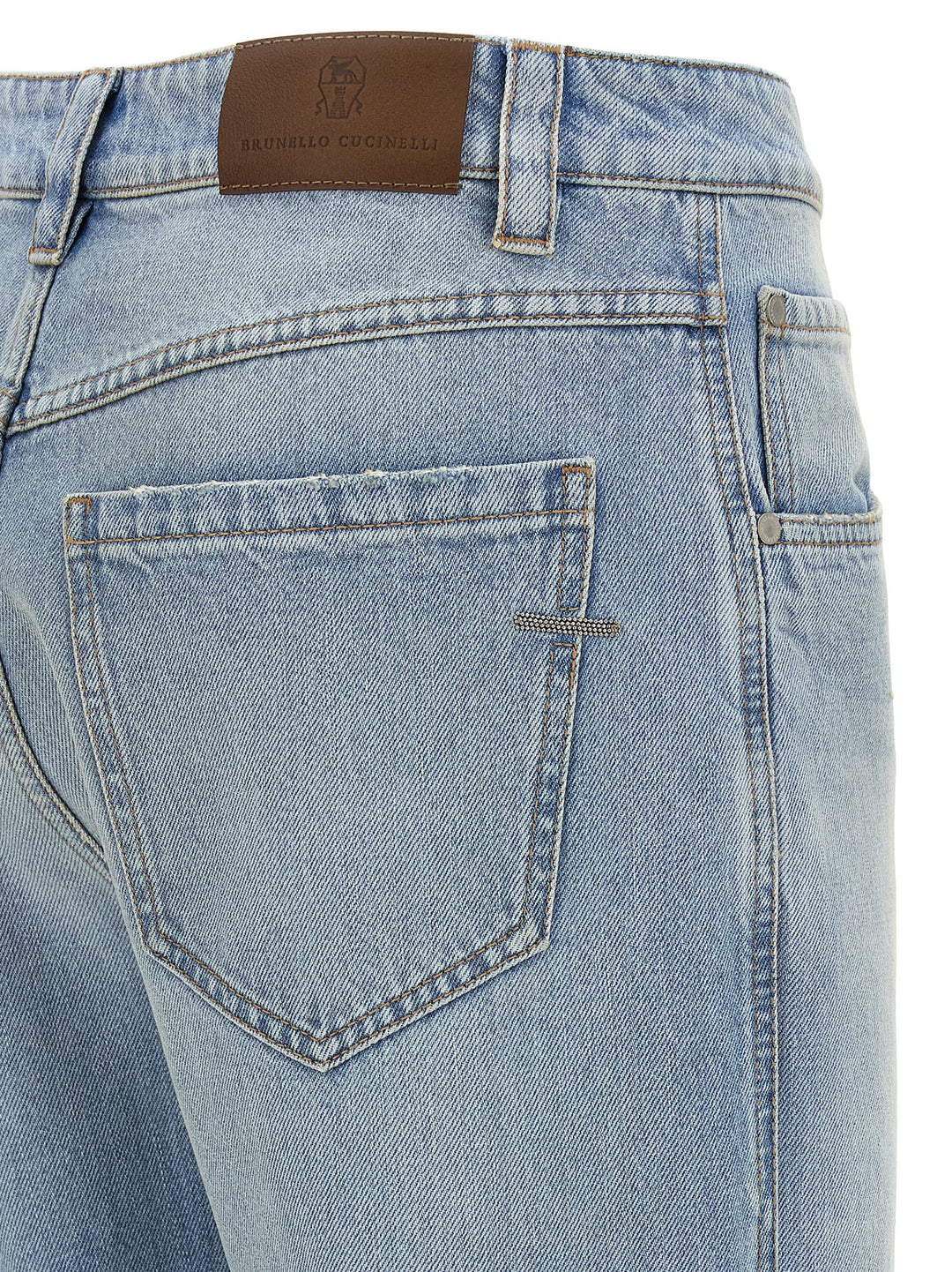 Brunello Cucinelli Straight Leg Jeans - Celeste | be741cfd18b3f5aac08352157760d7df15cc8abf